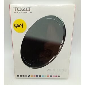 TOZO Wireless Charger Ultra-Thin Portable Pad For iPhone & Samsung Grey